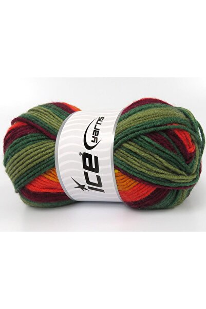 Ice yarns مجموعة من 4 خيوط من خيوط آيس يارنز نايس بيبي بوزن 100 جرام، بألوان ...