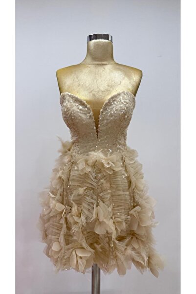 ÖMÜR INN Tül detaylı abiye