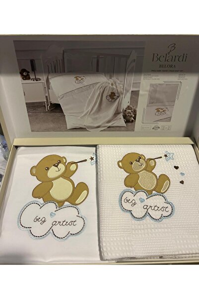 Belardi Duvet Cover Set Pikeli Baby 5 Pcs Belora Blue
