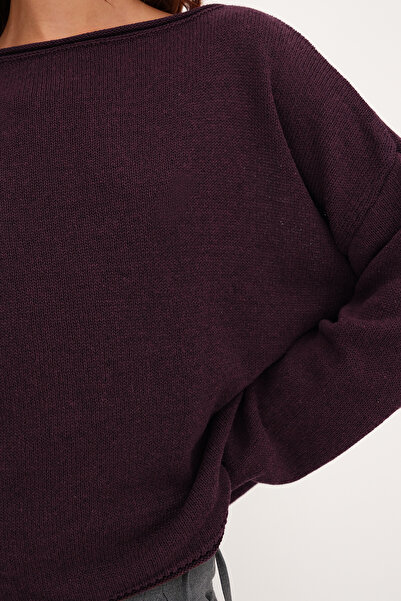 Addax Πλεκτό πουλόβερ με λαιμόκοψη K10237-A5