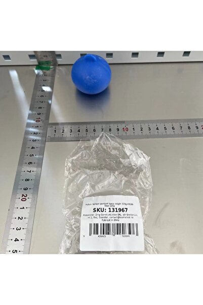 Flippy Balloon Weight Flippy, Party Accessory, 5.5x5.5 cm, 120 g, Blue