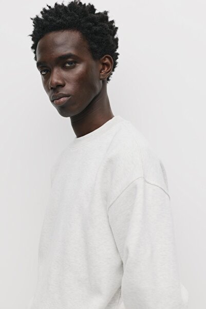 Pull & Bear Basic bisiklet yaka sweatshirt