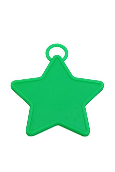 Flippy Set 4 Weights for Helium Balloons, Flippy, 60 grams, Plastic, Star Shape, Multicolor