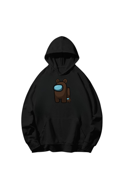 SVART WEAR Hanorac cu mânecă lungă din bumbac imprimat Among Us tricou