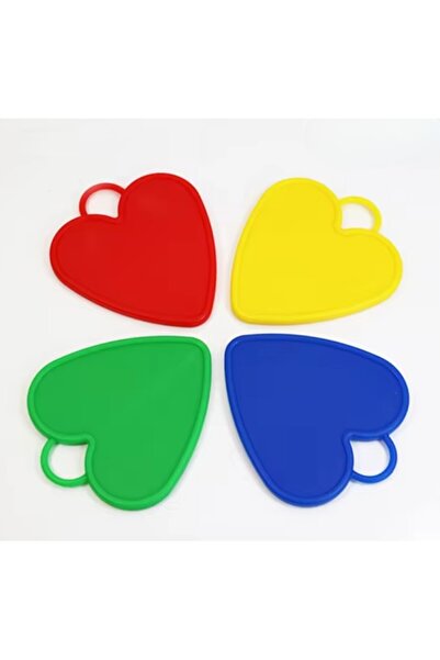 Flippy Set of 4 Helium Balloon Weights, Flippy, Heart Shape, Multicolor