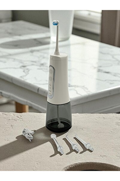 B&D ORAL IRRIGATOR WATER FLOSSER 360 NOZZLE PORTABLE 300ML TANK