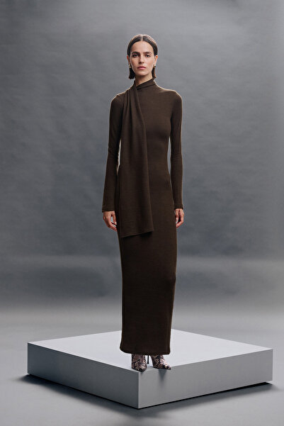 VATKALI Shawl Collar Maxi Dress - Exclusive Collection
