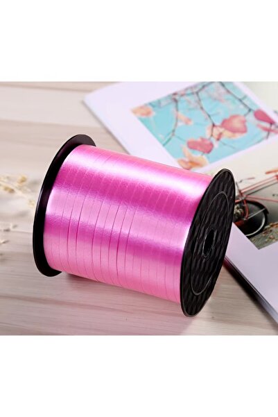 Flippy Raffia Ribbon for Balloons, 200 m Roll, Pink