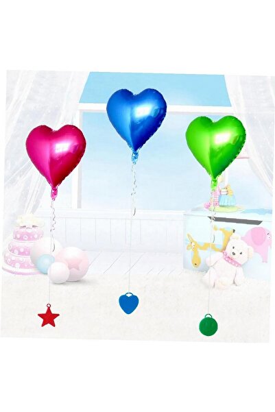 Flippy Set of 4 Helium Balloon Weights, — 8 g Each, Plastic Star Shape, Multicolor