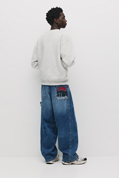 Pull & Bear Basic bisiklet yaka sweatshirt