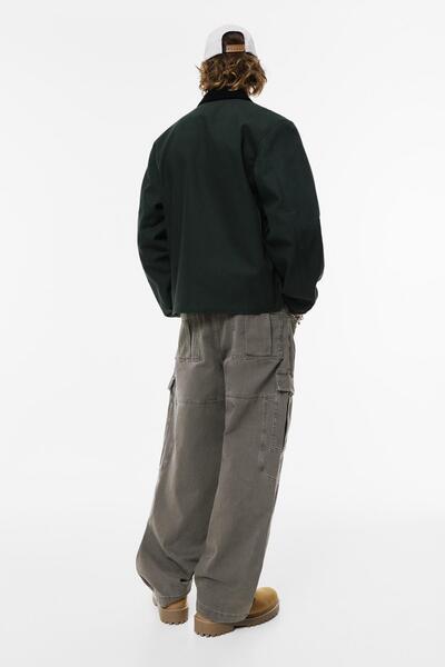 Pull & Bear Bol kargo pantolon
