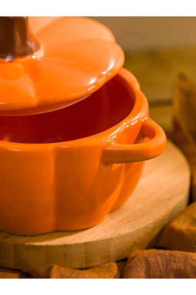 LC Waikiki LCW HOME Turuncu Bal Kabağı Figürlü Kase 17 Cm