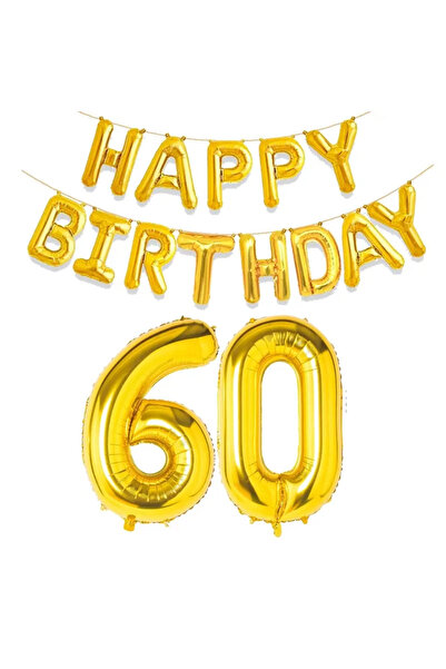 Choice Other As the picture BIRTHDAY 60 15 Pcs Gold Happy Birthday With Number Foil Balloons Kids Adult Pa