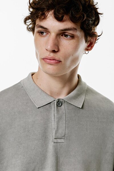 Pull & Bear Polo yaka sweatshirt