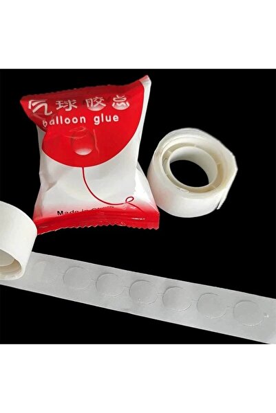 Flippy Double-Sided Adhesive Dots for Balloons, 100 pcs, 1.2 cm, Transparent
