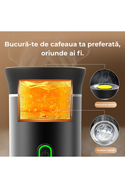 OEM Espressor portabil cu încălzitor de apă, 60 ml, USB-C, Nespresso/Dolce Gusto/cafea măcinată, verde