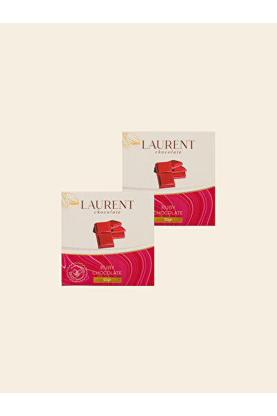 LAURENT CHOCOLATE Ruby Tablet Çikolata 50 g x 2 Adet