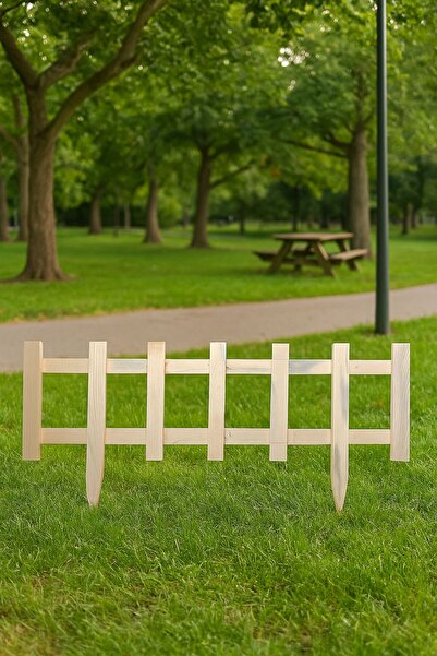 DEKORELA Ahşap Bahçe Çiti