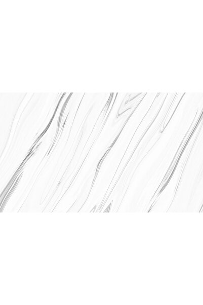 EFFE YAPI DEKOR Beyaz Mermer Desenli Modern 100 CM Yemek Masası 8 MM Temper Cam ( SADECE MASA )