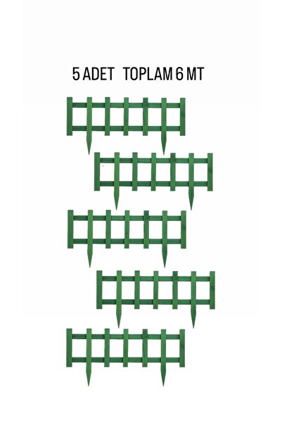 DEKORELA Ahşap Bahçe Çiti