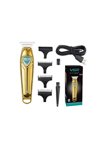 VGR V-911 Electric Hair Clipper and Beard Trimmer with Metal Design, Cordless, Professional, Rechargeable