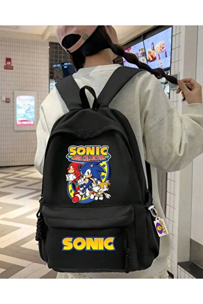 1blood Süper Sonic Baskılı Okul Sırt Çantası