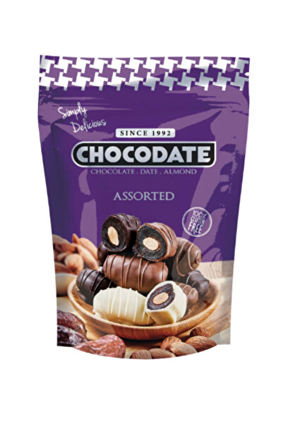 CHOCODATE Assorted | Exquisite Bite Sized Delicacy | Handmade Treat Perfect Snacking - 250gms x 4