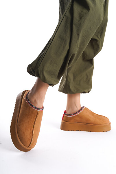 Shu Mhu Ug Model Ankle Embroidered Suede Thick Soled Young Women's Boots Panduf Daily