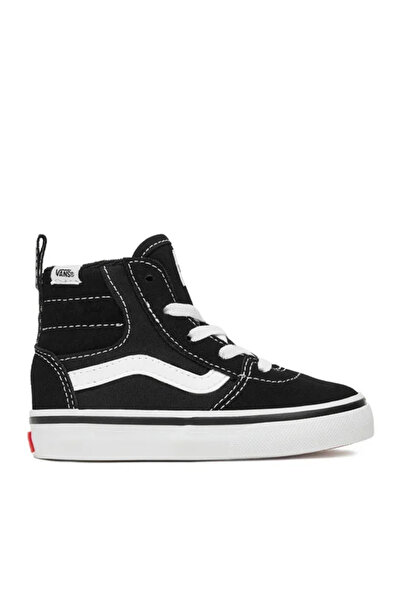 Vans Ashwood Hi Decon Side Zip Çocuk Siyah-beyaz Spor Ayakkabı Vn000dbtba21