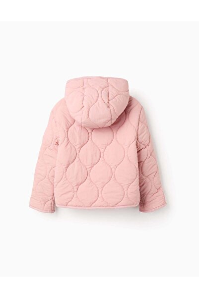 Ziddy Padded Parka with Hood for Girls, Pink