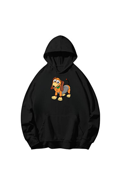 SVART WEAR سويت شيرت قطني بطبعة توي ستوري بأكمام طويلة وقلنسوة