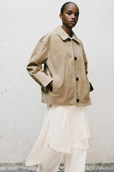 Pull & Bear Nakışlı asimetrik etek