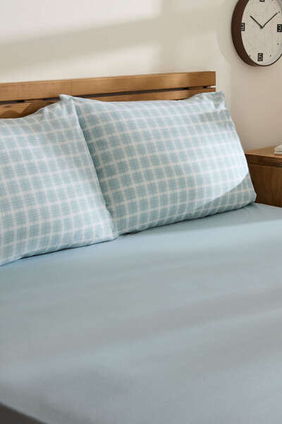 Karaca Home Sarah Anderson Lena Double Bed Sheet Set Aqua