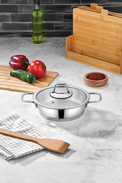 PoloChef Stainless Steel Pan 18 cm