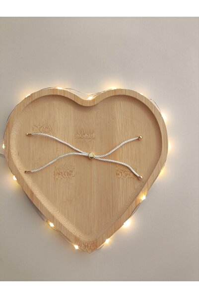 SESİKA HOBİ Brățară de mână gata de asamblat alb închis cu închidere cu închi...