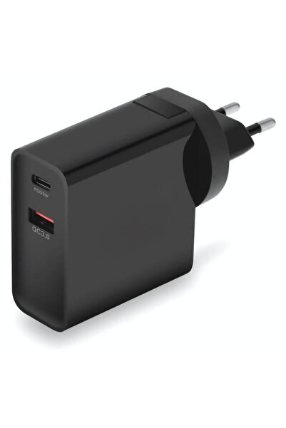 OEM Incarcator Retea, 2 Porturi, 65W Fast Charge, 1 x USB 3.0, 1 x Type-C 65W, QC 3.0, Universal, Compat