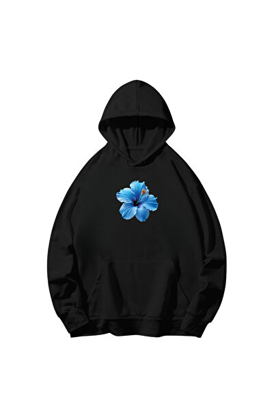 SVART WEAR Hanorac cu mânecă lungă din bumbac cu imprimeu floral tricou