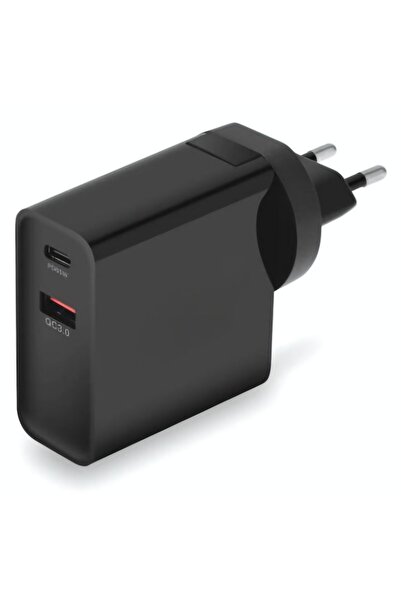 OEM Incarcator Retea, 2 Porturi, 65W Fast Charge, 1 x USB 3.0, 1 x Type-C 65W, QC 3.0, Universal, Compat