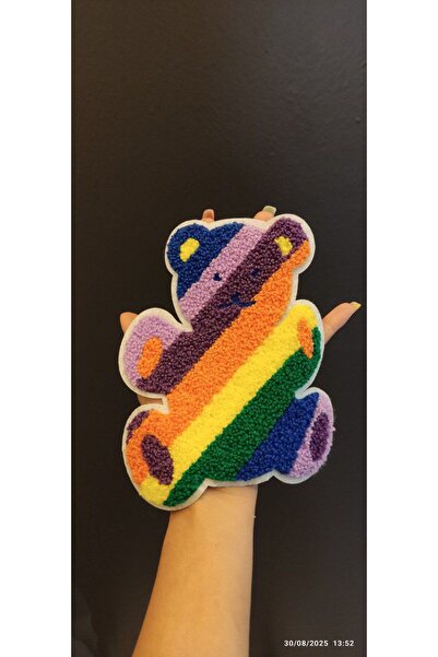 Gönülden Tasarım APLIQUĂ DE CUCIT CU URZIȚI CU DUCĂȚI COLORATE, 18X15 CM