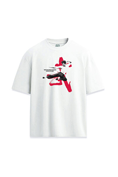 Darkia تي شيرت بروس لي بتصميم خاص مطبوع عليه عبارة "Be Water" للجنسين