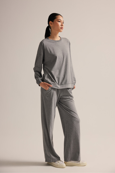 Hays Kadın Pamuklu Uzun Kollu Pijama Takımı