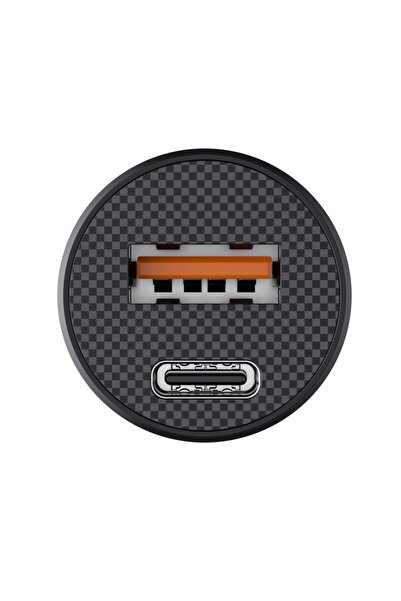 Havit Car Charger Fast Charge, USB, Type-C, PD20W, 3A, PC, CC2022, Black