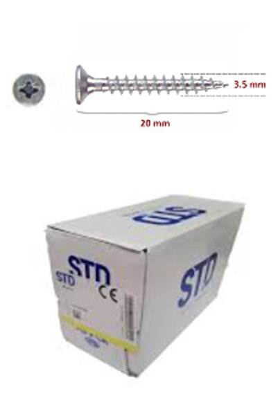 Std 3,5 x 20 Sunta Vidası (1000 adet)