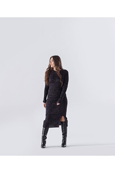 MODA Simli Triko Elbise