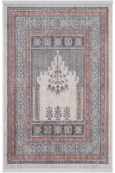 Cool Halı Hanedan Mavi Kalın Halı Seccade Namazlık Yumuşak Seccade Hediye Çeyizlik Gelin Damat Çift Seccadesi