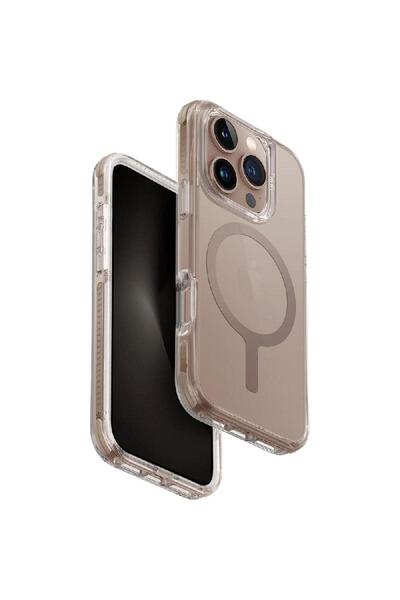 uniq Combat Back Cover Mobile Case with MagSafe for iPhone 16 ProTaupe Gold