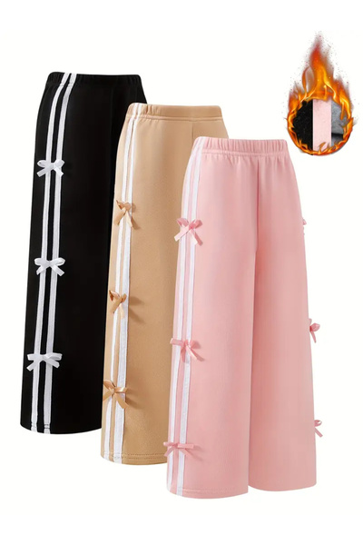 npLStore Παιδικό 3-τεμάχιο φούτερ με λεπτομέρεια από κορδέλα και άνετη εφαρμογή