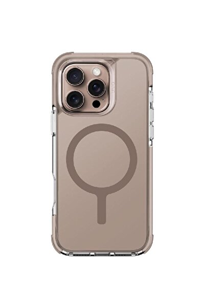 uniq Combat Back Cover Mobile Case with MagSafe for iPhone 16 ProTaupe Gold