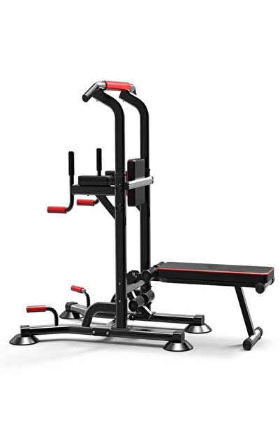 EGG Multifunction Power Tower with Bench Pull Up Bar Dip Station for Home Gym Workout