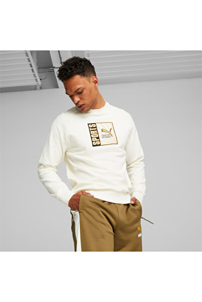 Puma Mens CLASSICS Sweatshirt - White